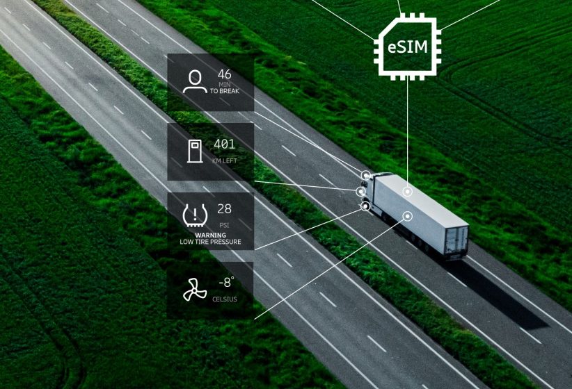 Geconnecteerde vrachtwagen